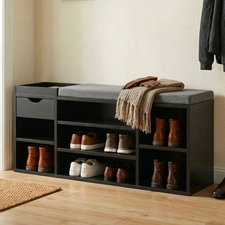 Banc rgangement chaussures